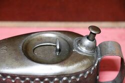 Vintage Castellated Kayeand39s Boat Shape Oiler