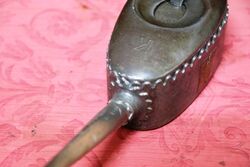 Vintage Castellated Kayeand39s Boat Shape Oiler