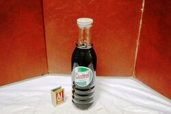 Vintage Castrol 1pint Motor Oil Bottle with Original Cap