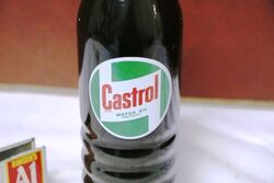 Vintage Castrol 1pint Motor Oil Bottle with Original Cap
