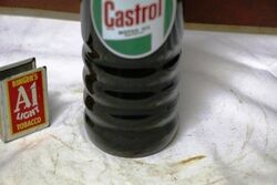 Vintage Castrol 1pint Motor Oil Bottle with Original Cap