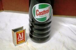 Vintage Castrol 1pint Motor Oil Bottle with Original Cap