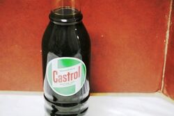 Vintage Castrol 1pint Motor Oil Bottle with Original Cap