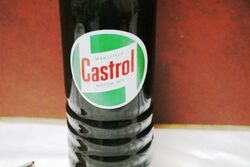 Vintage Castrol 1quart Motor Oil Bottle with Original Cap