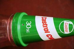 Vintage Castrol Embossed Z Quart Plastic L Top