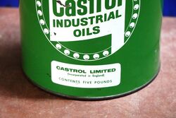 Vintage Castrol Industrial Oils 5lb Tin