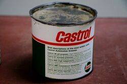 Vintage Castrol LM Grease 500 grams Grease Tin