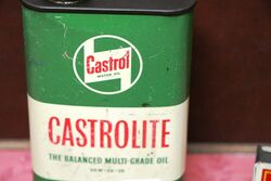 Vintage Castrol L Balanced Multi Grade Oil 1pt Tin