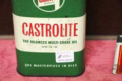 Vintage Castrol L Balanced Multi Grade Oil 1pt Tin