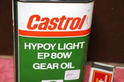 Vintage Castrol L Hypoy Light EP 80W Gear Oil  1litre Tin