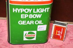 Vintage Castrol L Hypoy Light EP 80W Gear Oil  1litre Tin