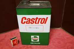 Vintage Castrol L Liquid Solvex 1gal Tin