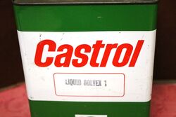 Vintage Castrol L Liquid Solvex 1gal Tin