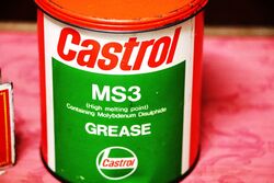 Vintage Castrol L MS3 Grease one pound Tin