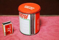 Vintage Castrol L MS3 Grease one pound Tin