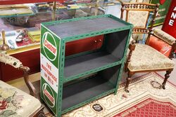 Vintage Castrol L Masterpiece of Oils 3 Tier Shelf Rack 
