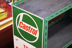 Vintage Castrol L Masterpiece of Oils 3 Tier Shelf Rack 