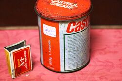 Vintage Castrol L Medium Grease Grease 1lb Tin