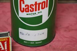 Vintage Castrol L Motor Oil 1qrt Can