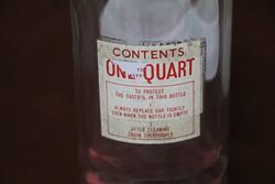 Vintage Castrol L One qrt Oil Bottle