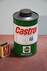 Vintage Castrol L STH 140 Gear Oil 1 quart Can