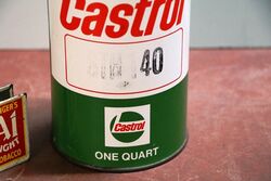 Vintage Castrol L STH 140 Gear Oil 1 quart Can