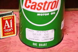 Vintage Castrol L Thio Hypoy Gear Oil 1 qrt Can