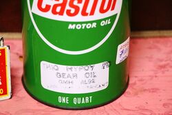 Vintage Castrol L Thio Hypoy Gear Oil 1 quart Can