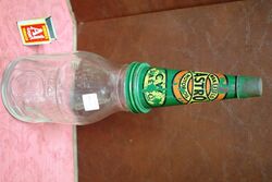 Vintage Castrol Wakefield Embossed Bow Tie Quart Oil Bottle