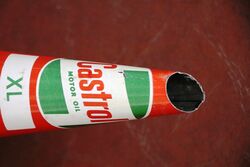 Vintage Castrol Wakefield Quart Bottle with Z Tin Top