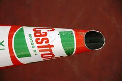 Vintage Castrol Wakefield Quart Bottle with Z Tin Top