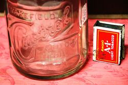 Vintage Castrol Wakefield Quart Bottle with Z Tin Top