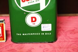 Vintage Castrol Wakefield Z D 140 Gear Oil 1 quart Tin