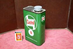 Vintage Castrol Wakefield Z D 140 Gear Oil 1 quart Tin