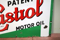 Vintage Castrol Wakefield Z Enamel Advertising Sign 