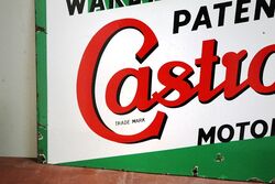 Vintage Castrol Wakefield Z Enamel Advertising Sign 
