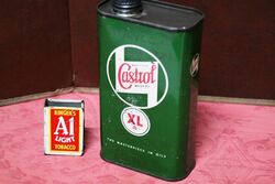 Vintage Castrol Wakefield Z XL 50 Motor Oil 1 pint Tin