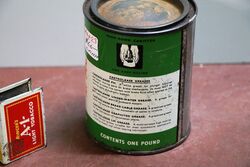 Vintage Castrol Z Castrolease Medium Grease 1 Pound Tin
