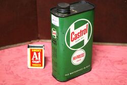 Vintage Castrol Z HiPress 140 EP Gear Oil 1 pint Tin