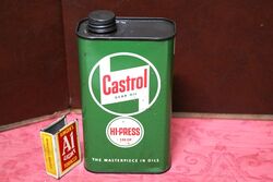 Vintage Castrol Z HiPress 140 EP Gear Oil 1pint Tin