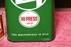 Vintage Castrol Z HiPress 140 EP Gear Oil 1pint Tin