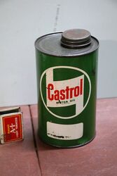 Vintage Castrol Z Motor Oil 1 Quart Cylinder Can