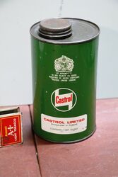Vintage Castrol Z Motor Oil 1 Quart Cylinder Can