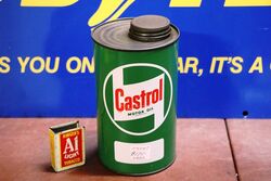 Vintage Castrol Z Motor Oil 1quart Can with Contents