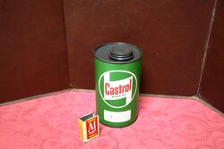 Vintage Castrol Z Motor Oil Cylinder Can