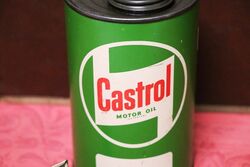 Vintage Castrol Z Motor Oil Cylinder Can
