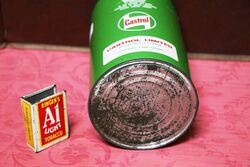 Vintage Castrol Z Motor Oil Cylinder Can