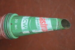 Vintage Castrol Z Quart Bottle with Tin Top