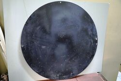 Vintage Castrol Z Round Enamel Advertising Sign 