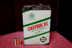 Vintage Castrol "Z" XL 20W-30-40 One Gallon Motor Oil Tin.